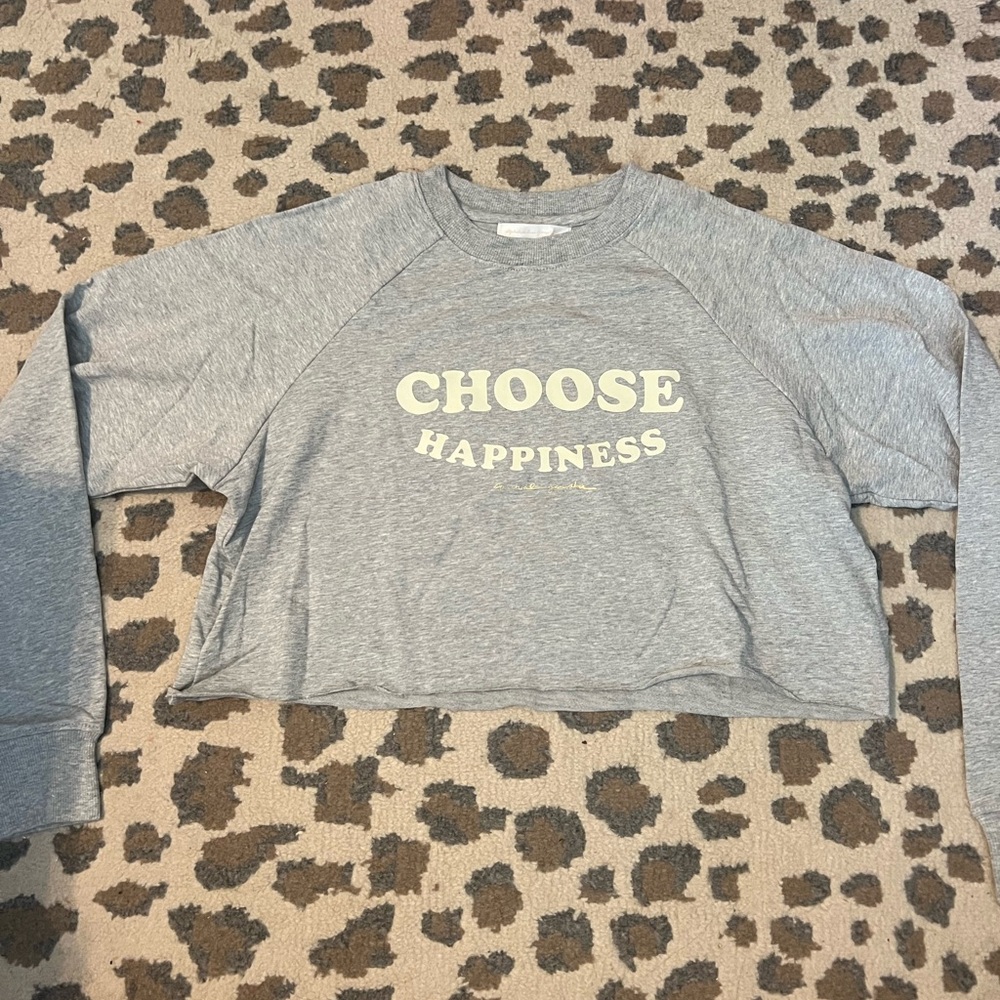 Spiritual Gangster Gray 'Choose Happiness' Sweatshirt